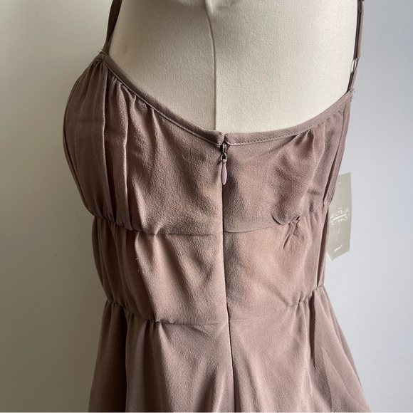 NWT Anthropologie Moulinette Soeurs Susannah 100% Silk Sleeveless Dress Peplum 6 - Picture 7 of 10